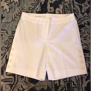 Talbots White Cotton Shorts 🏝